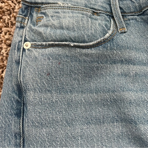 FRAME Blue Le High Straight Leg Stretch Denim Jeans Women's 27 (0708) - Picture 7 of 14